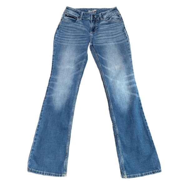 Wrangler Denim - Wrangler Women's Retro Mae Mid-Rise Bootcut Jeans, Medium Wash, Size 7